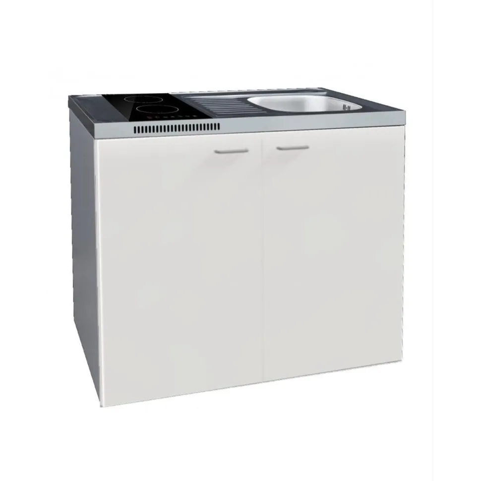 Minikeittiö MCERAMIC, leveys 100cm, keraamisella liedellä