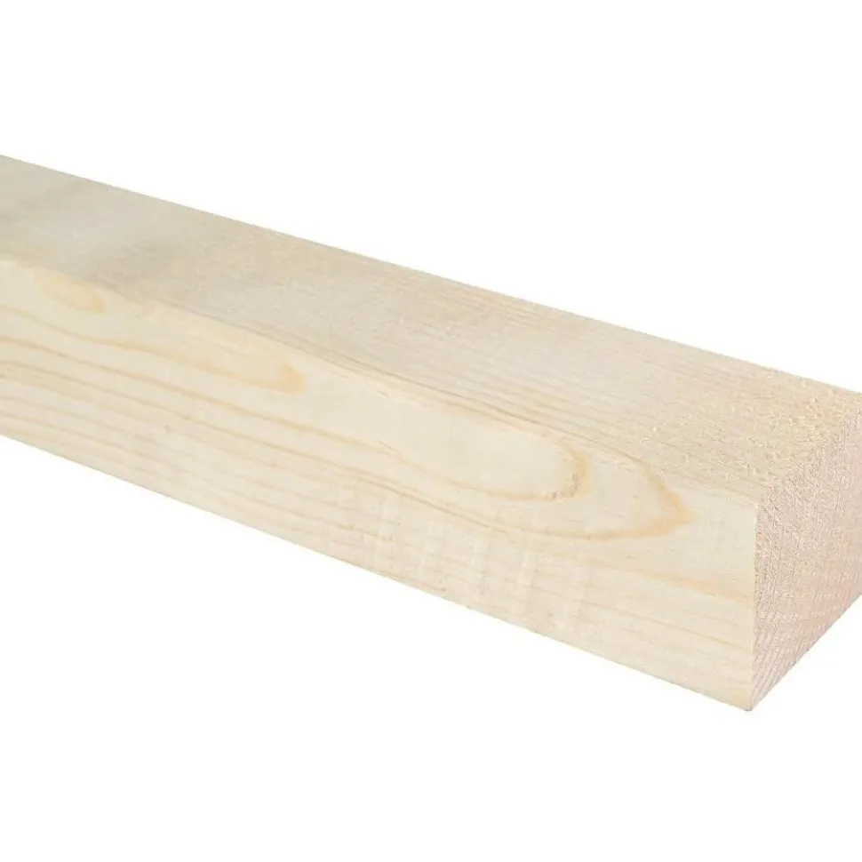 Mitallistettu puutavara JR-Wood, 48x48mm, puuvalmis, eri vaihtoehtoja