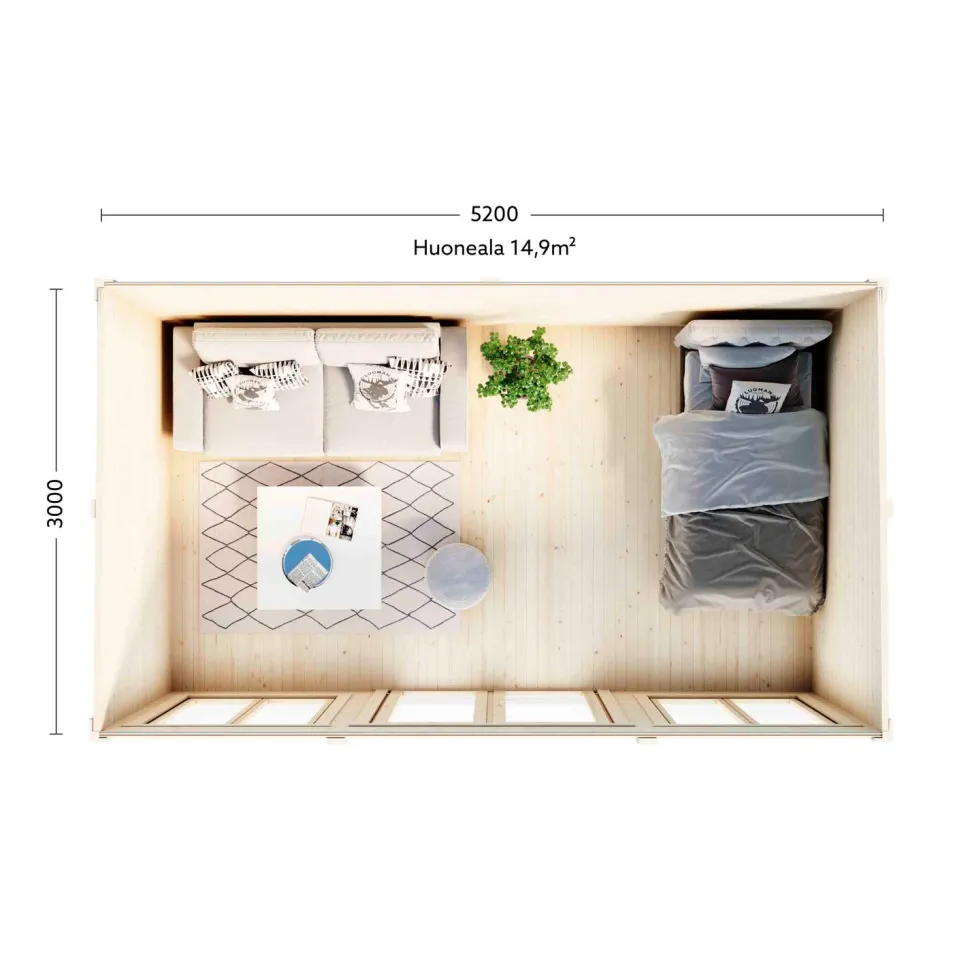 Mökki Luoman Lillevilla 388 Pielinen 15,6 m²