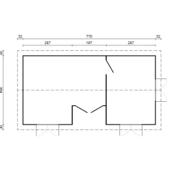 Mökki Palmako Anna 26,8+1,9 m²