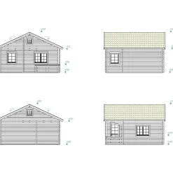 Mökki Palmako Emily 40,1+5,2 m²