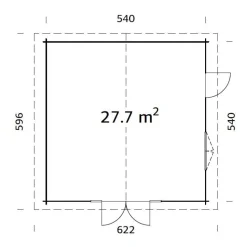 Mökki Palmako Irene, 27,7m² FR70-5656-3