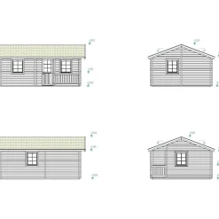Mökki Palmako Sandra 21,5+3,7 m²