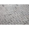 Mosaiikkilaatta Qualitystone Herringbone Grey Mini, 20x40mm
