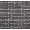 Mosaiikkilaatta Qualitystone Shevron Mini Grey, 25x60mm