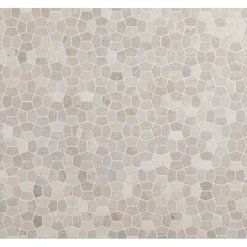 Mosaiikkilaatta Qualitystone Pentagon Mini White, 30x50mm