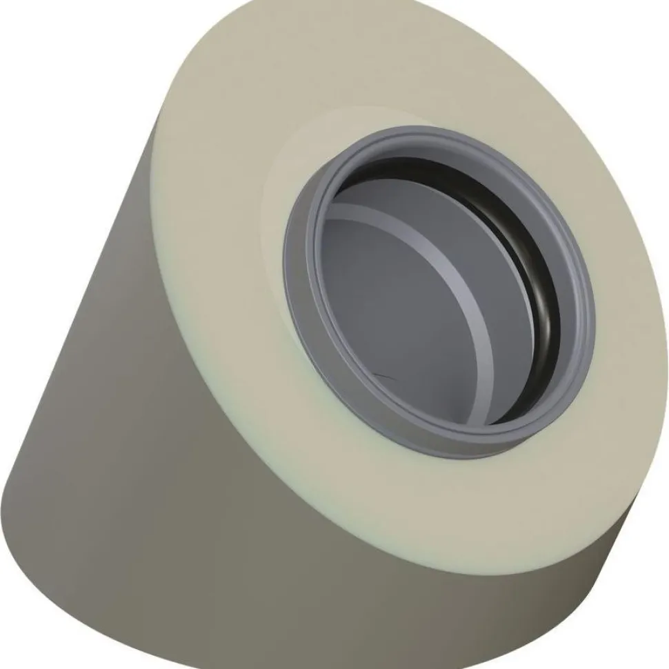 Muhvikulma BetterPipe, viemäri- ja radon-tuuletus, Ø110mm, 45°, LE100