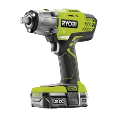 Mutteriväännin Ryobi ONE+ R18IW3-120S 2 Ah akulla + 3 hylsyä renkaanvaihtoon