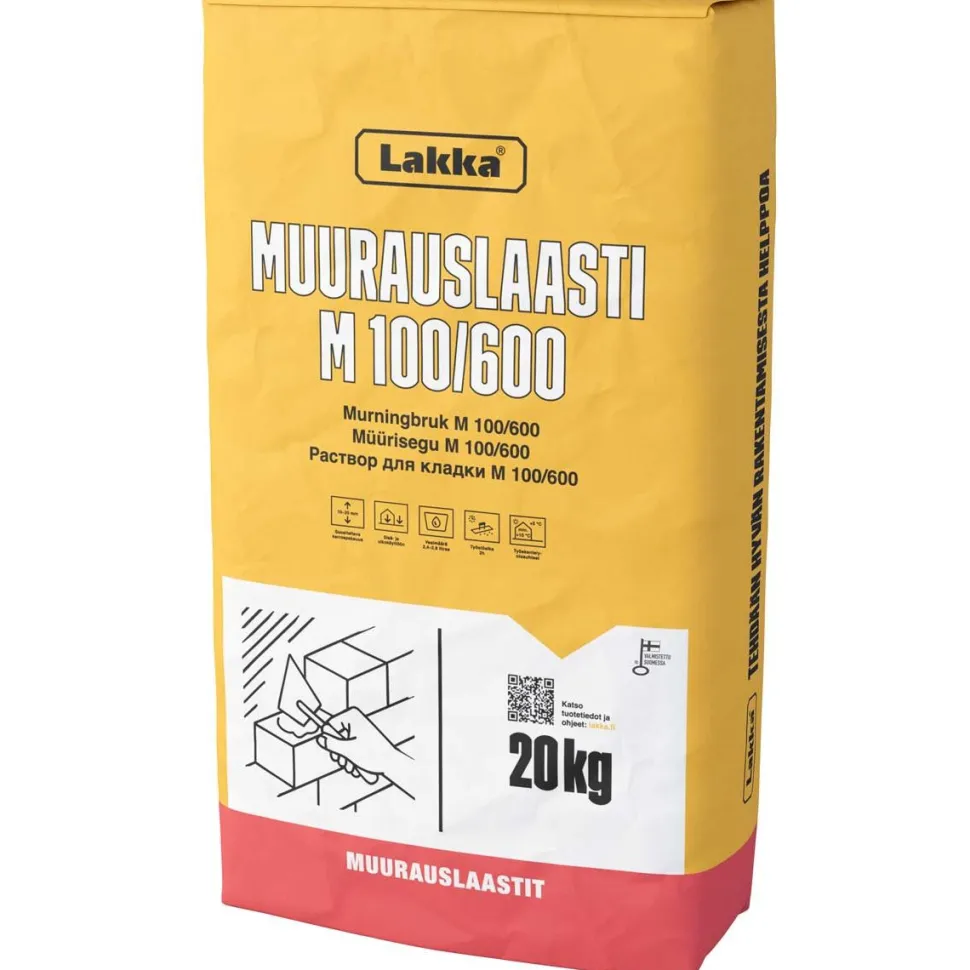 Muurauslaasti Lakka M100/600, 20kg