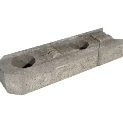 Muurikivi Rudus Aitakivi peruspari 560x200x100 mm sileä harmaa