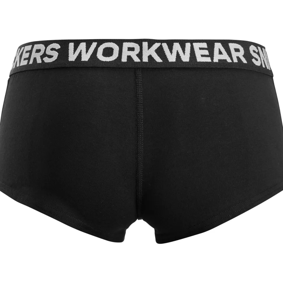 Naisten hipster-alushousut Snickers Workwear 9477 musta 2kpl/pkt