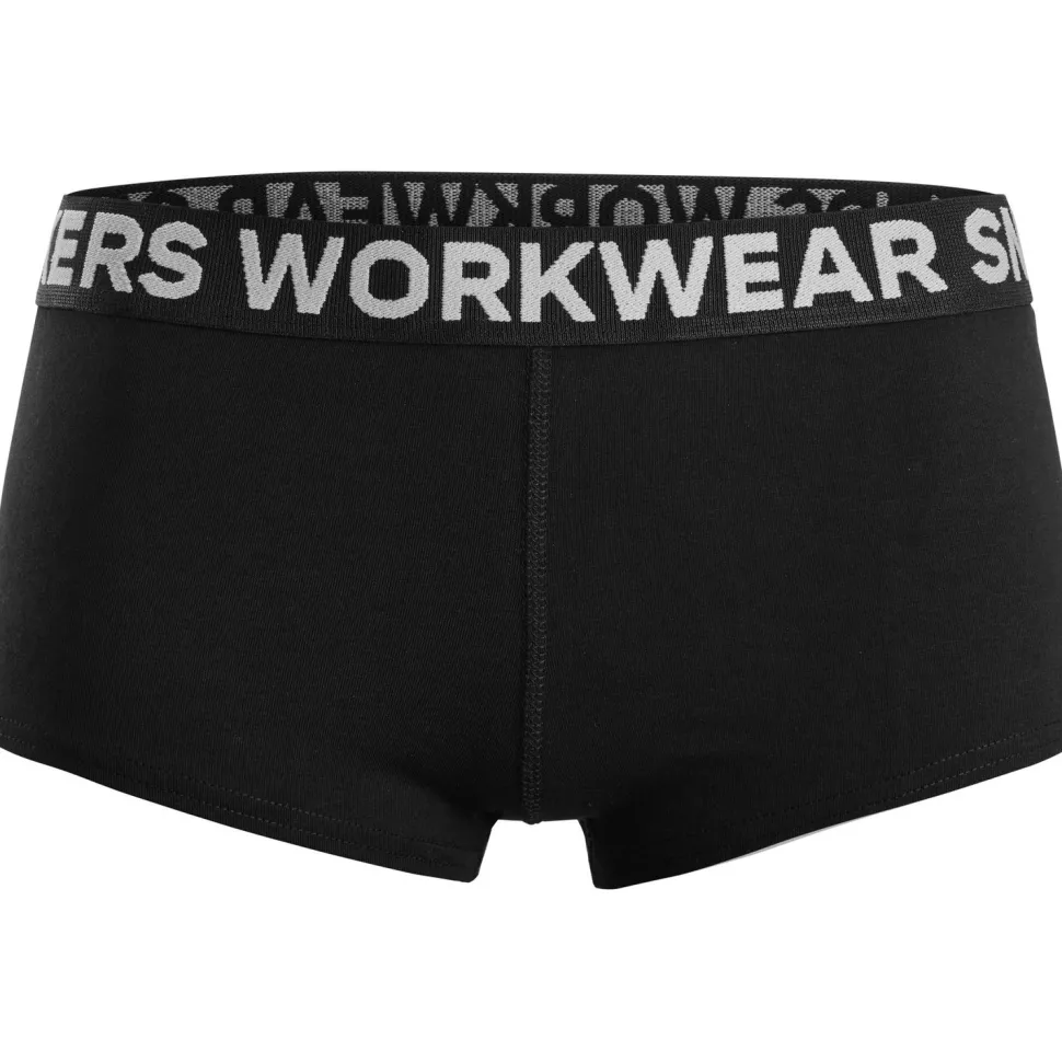 Naisten hipster-alushousut Snickers Workwear 9477 musta 2kpl/pkt