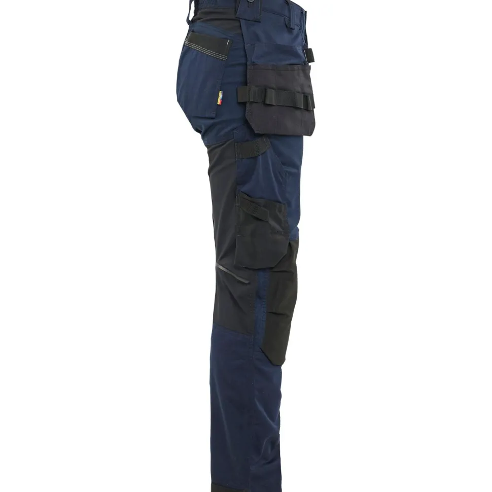 Naisten riipputaskuhousut Blåkläder 7132-1832 Stretch twill