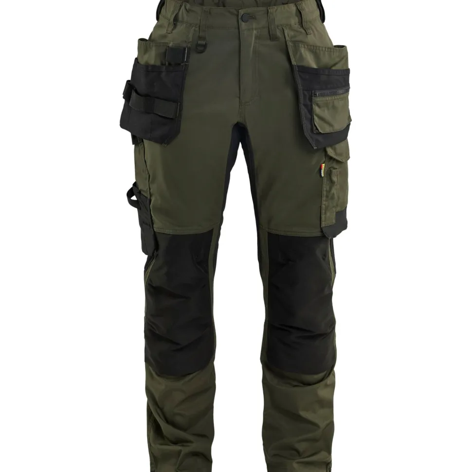 Naisten riipputaskuhousut Blåkläder 7132-1832 Stretch twill