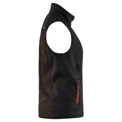 Naisten softshell-liivi Blåkläder 3851 musta/punainen