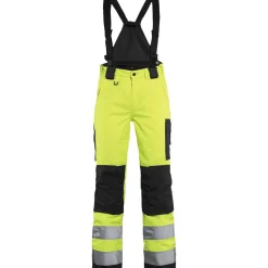 Naisten talvihousut Blåkläder 7885 Highvis huomiokeltainen/musta