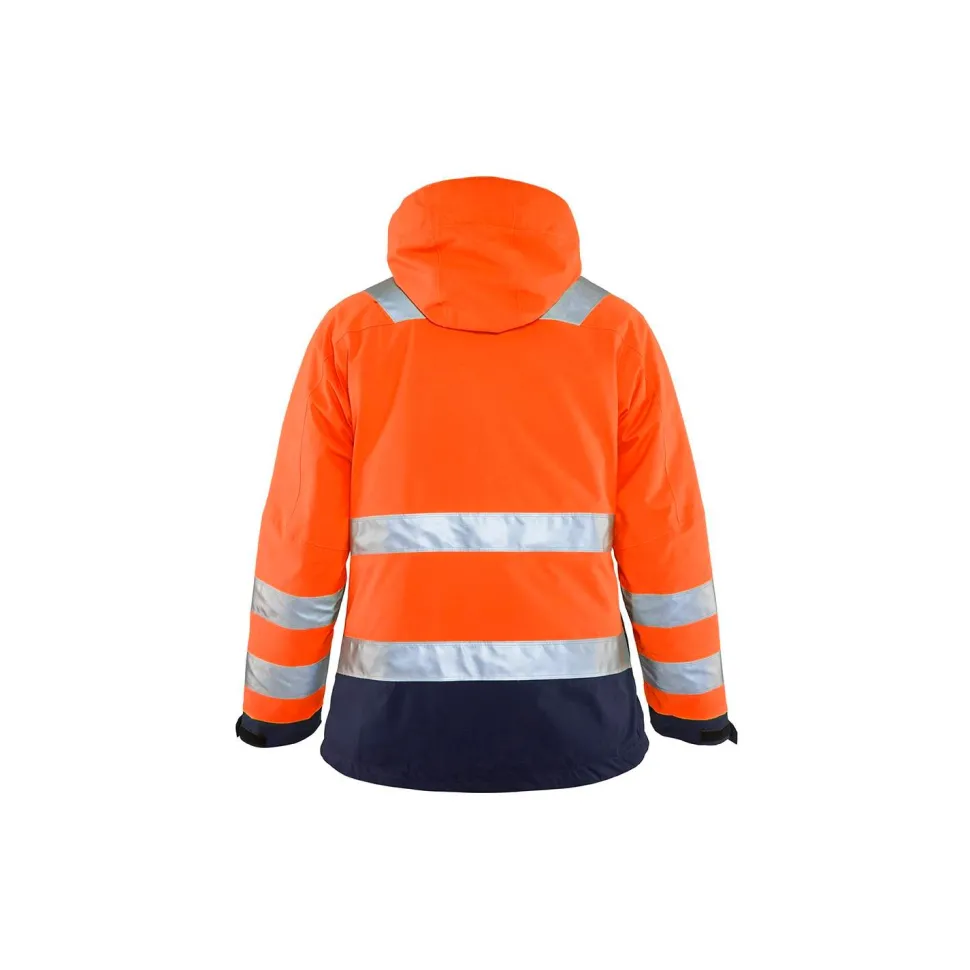 Naisten talvitakki Blåkläder 4872 Highvis huomio-oranssi/sininen
