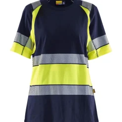 Naisten t-paita Blåkläder 3410 Highvis pyöreä pääntie