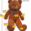 Nalle pehmolelu XXL 150 cm ruskea
