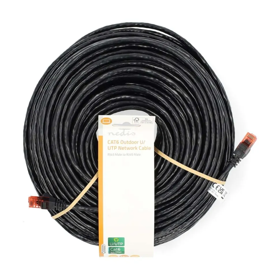 Nedis CAT6 RJ45 U/UTP Verkkokaapeli 75 m Ulkokäyttöön
