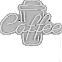 Neonkyltti/seinävalaisin Trio Coffee LED