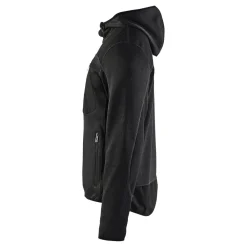 Neulottu softshelltakki Blåkläder 4930 harmaa/musta