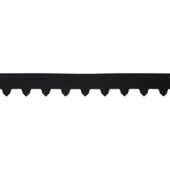 Nurmenreunalista Västbogalvanoitu/musta 3x119cm korkeus 16cm