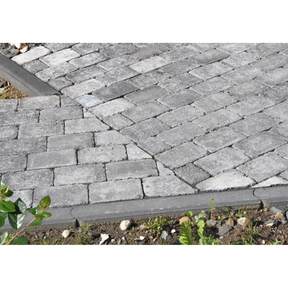 Nurmikon reunakivi Lakka 600x135x80 mm punainen