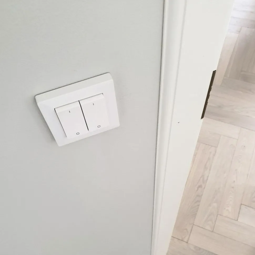 2-osainen kytkin Limente Smart 547 Greenline IP20 valkoinen