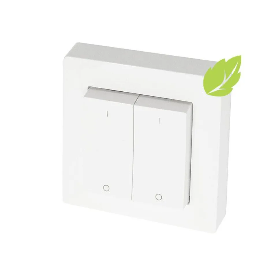 2-osainen kytkin Limente Smart 547 Greenline IP20 valkoinen