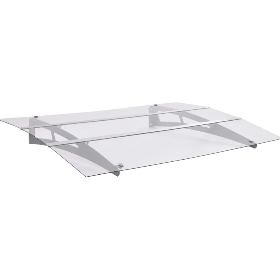 Ovikatos hopea ja läpinäkyvä, eri kokoja