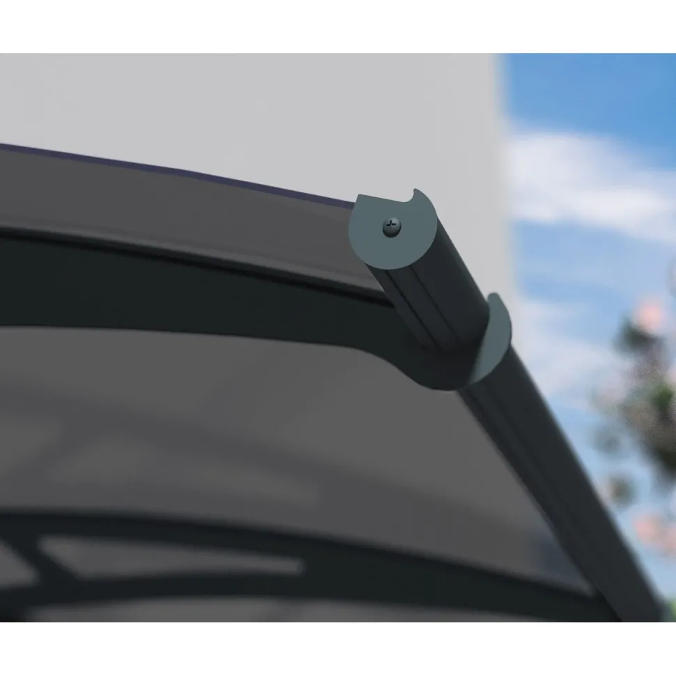 Ovikatos Palram-Canopia Aquila, tummanharmaa, eri kokoja