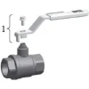 Palloventtiili Oras 400020 MS DN20