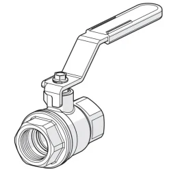 Palloventtiili Oras 400025 MS DN25