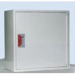 Palopostikaappi PV-10 pintamalli 25 mm / 30 m harmaa 690x690x290mm