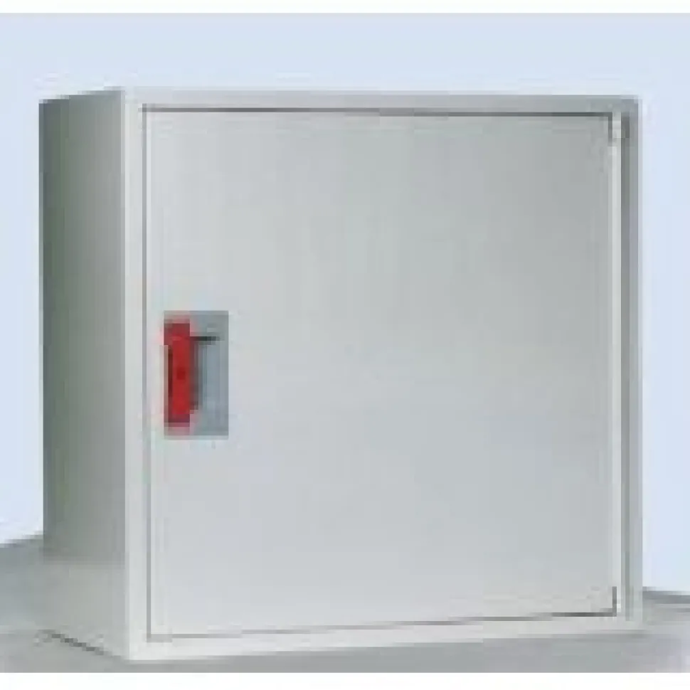 Palopostikaappi PV-10 pintamalli 25 mm / 30 m valkoinen 690x690x290mm