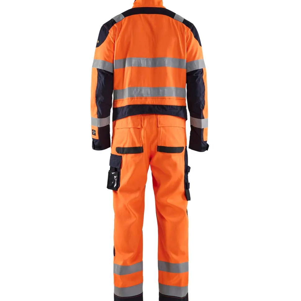 Palosuojattu haalari Blåkläder 6089 Multinorm huomio-oranssi/sininen