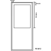 Parvekeovi Kaskipuu PO4 M12 thermo 10x21 karmi 115 mm valkoinen