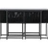 Parvekeryhmä Venture Home Noto, 120x60cm Noto-pöytä + 2 Noto-tuolia, musta