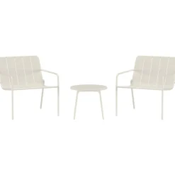 Parvekesetti Venture Home Minos, ø50cm, 2-istuttava, beige