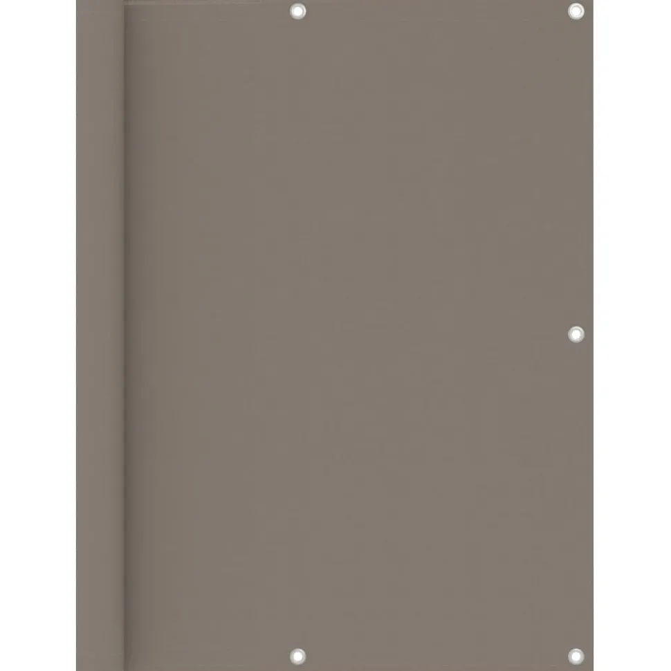 Parvekkeen suoja harmaanruskea 120x400 cm oxford kangas