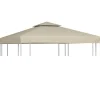 Paviljongin kangaskatto 310g/m² beige 3x3m