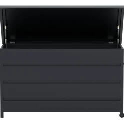Pehmustelaatikko Venture Home Nisis, 130x60x75cm, musta