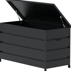 Pehmustelaatikko Venture Home Nisis, 130x60x75cm, musta