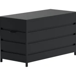 Pehmustelaatikko Venture Home Nisis, 130x60x75cm, musta