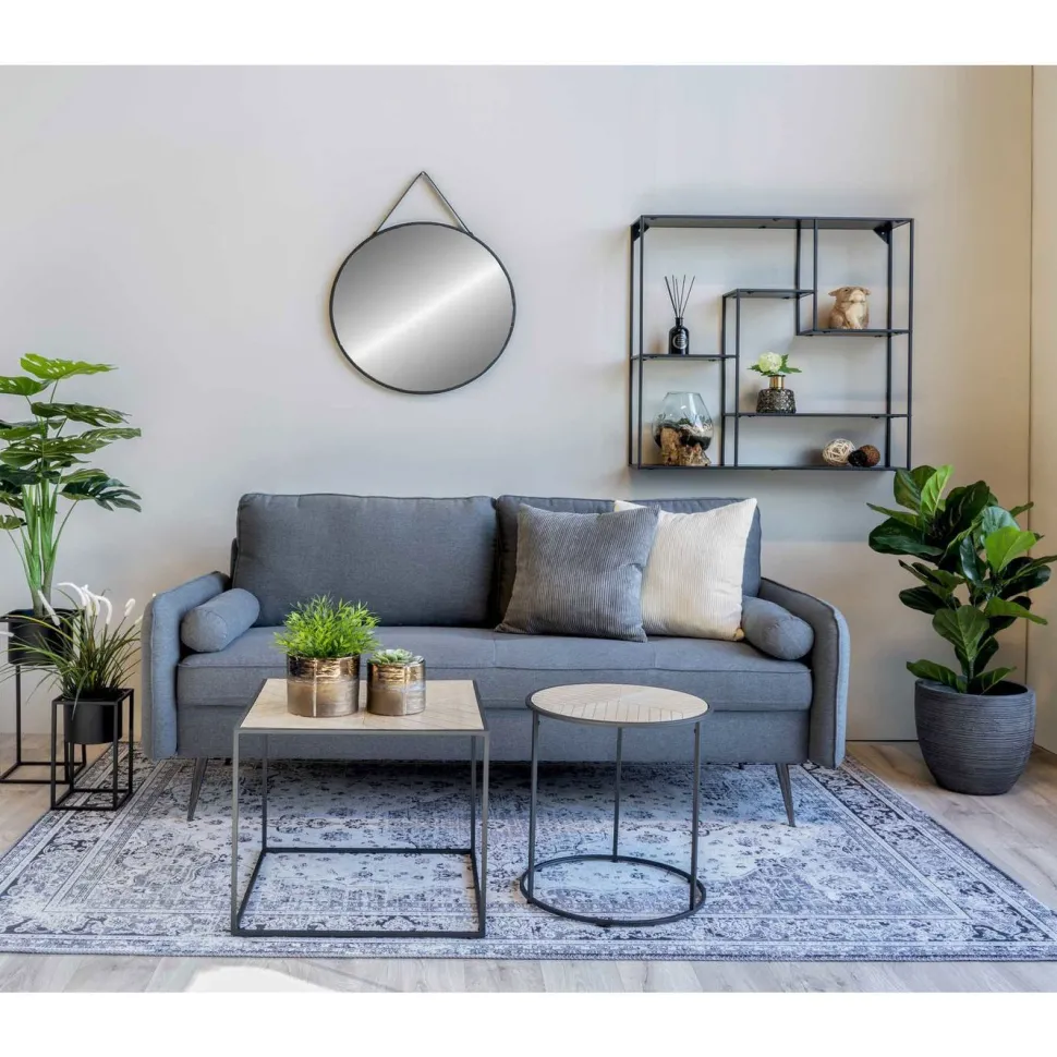 Peili House Nordic Trapani, pyöreä, musta