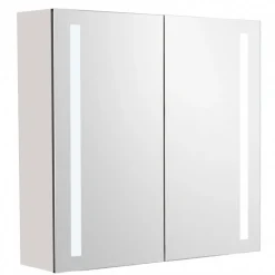 Peilikaappi LED-valolla Tammiholma Empoli, 60x60 cm, 28 W, pistorasioilla, valkoinen