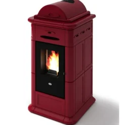 Pellettitakka Eva Calòr Adele 8kW, punainen