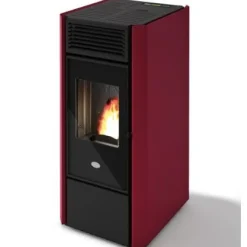 Pellettitakka Eva Calòr Milly 12.5kW, punainen