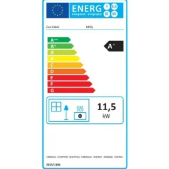 Pellettitakka Eva Calòr Milly 12.5kW, punainen